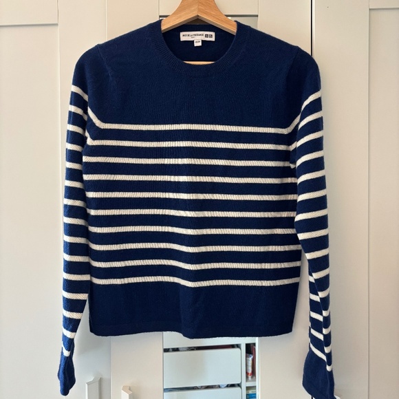Ines de La Fressange x UNIQLO 100% Cashmere Crewneck Sweater - Picture 1 of 4